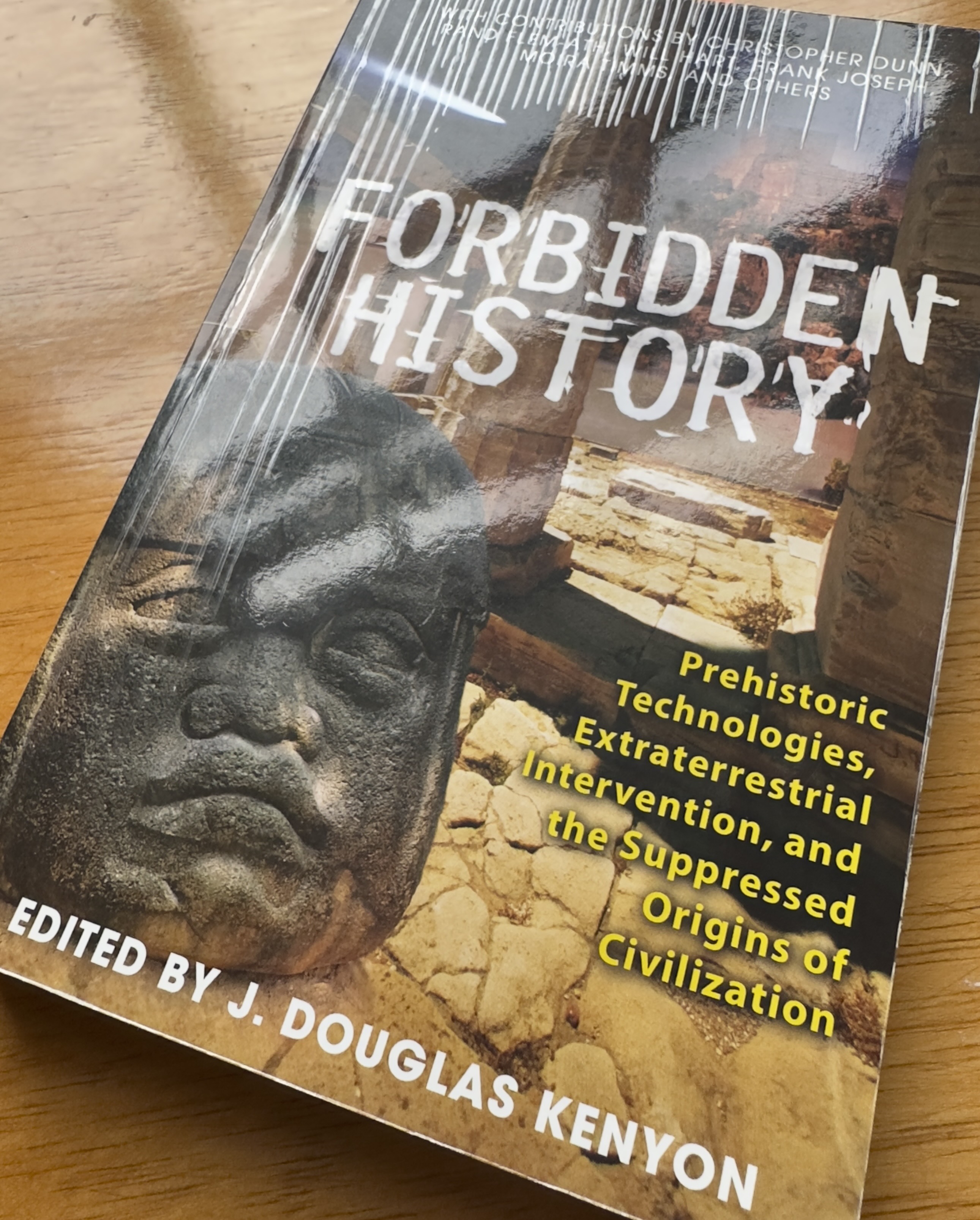 Baldi's, AKA Amonn AL-Mahrouq's just completed read Forbidden History,, Prehistoric Technologies, Extraterrestrial Intervention, and the Suppressed Organs of Civilisation, edited by J. Doouglas Kenyon in October 2023.