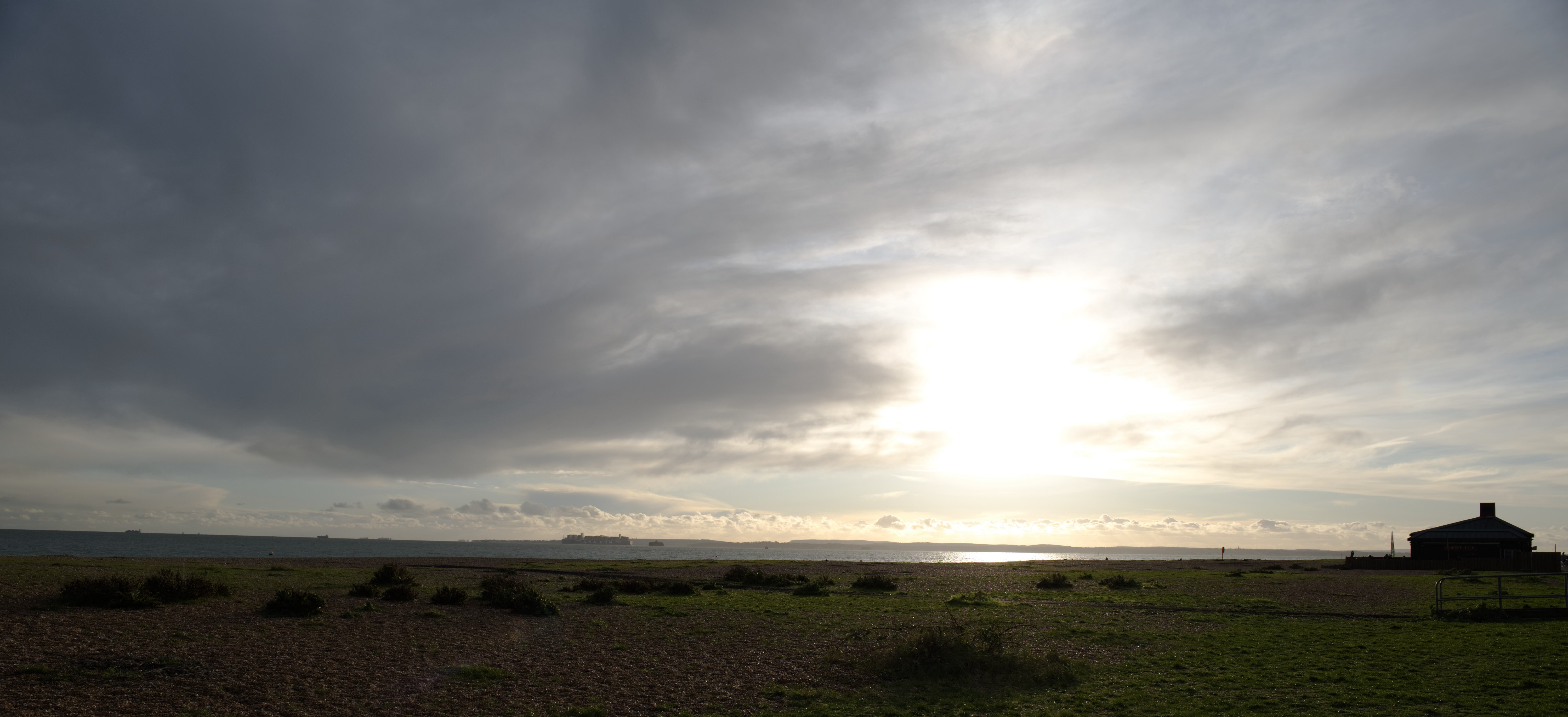 Being inspired by an inspirational Sunset on the South Coast of England whilst walking along the shoreline with a friend, October 2023