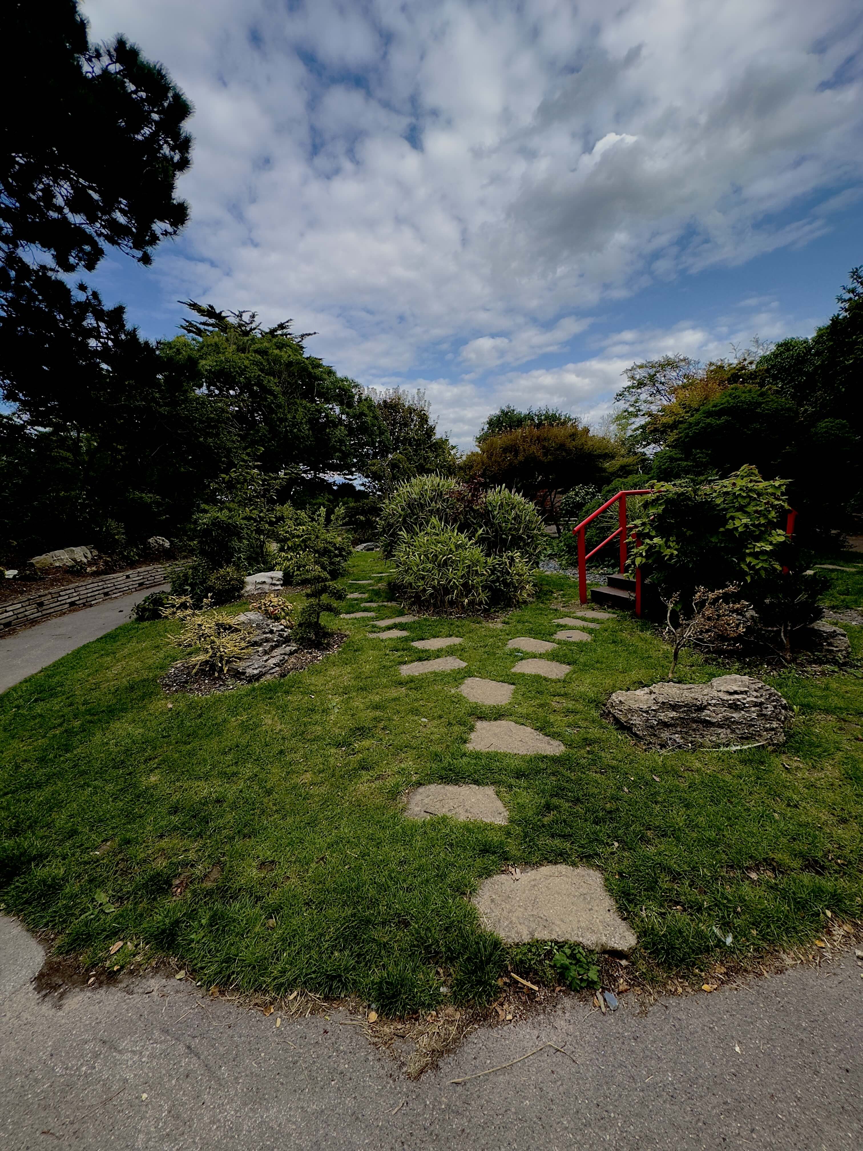 Inspiring Traditional Japanese Garden in Southsea, Hampshire, United Kingdom in October 2023